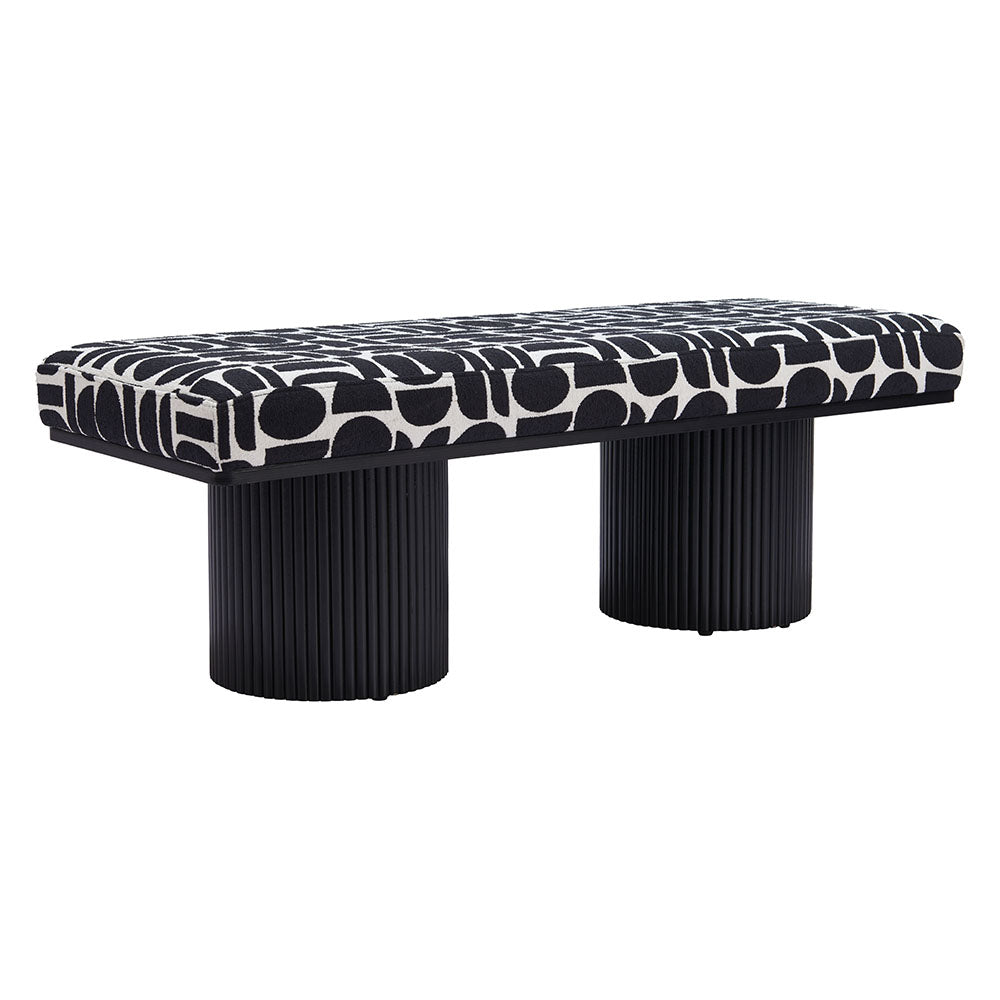BOTOIA BENCH BLACK & WHITE