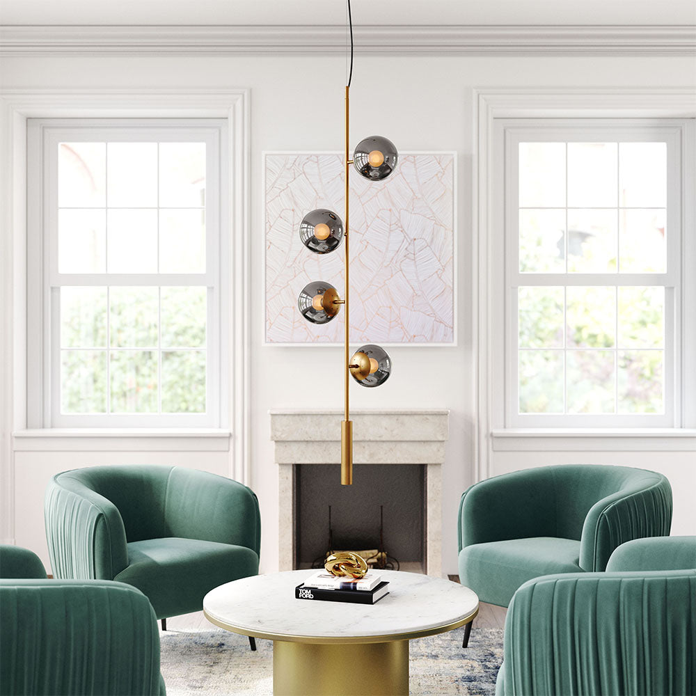 ZATARA CEILING LAMP BRASS
