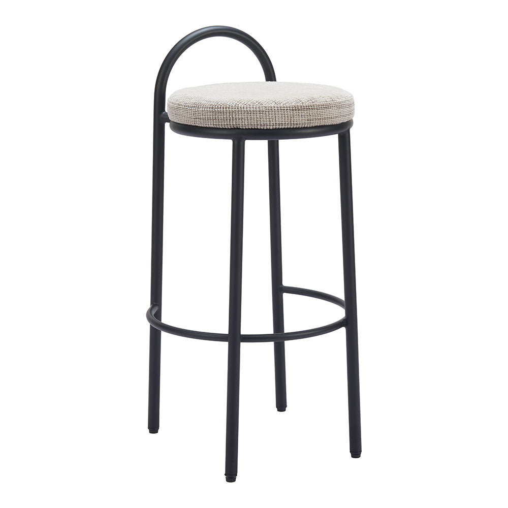 SISAL BARSTOOL BEIGE TWEED