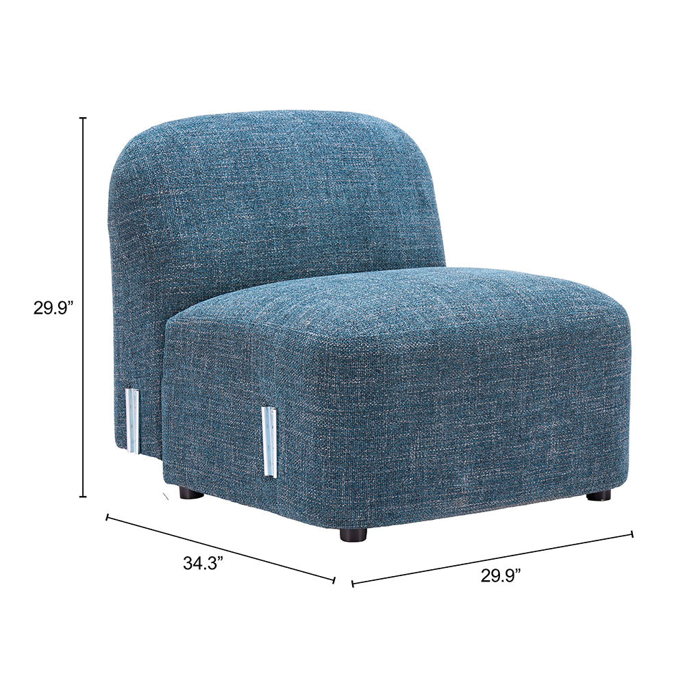 CLEO MIDDLE CHAIR BLUE