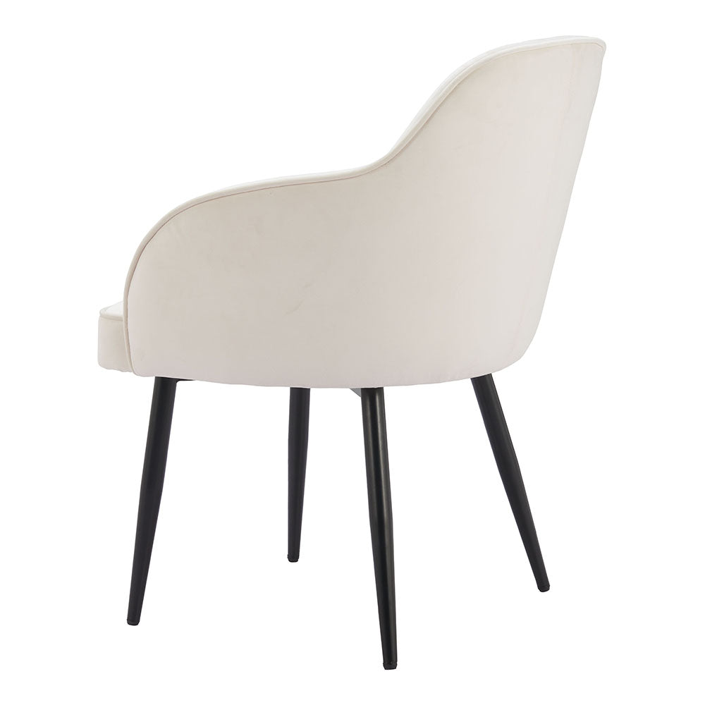 JOLIE DINING CHAIR IVORY