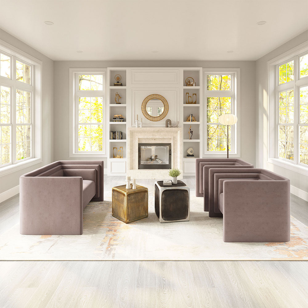 TRIPPEL LOVESEAT TAUPE