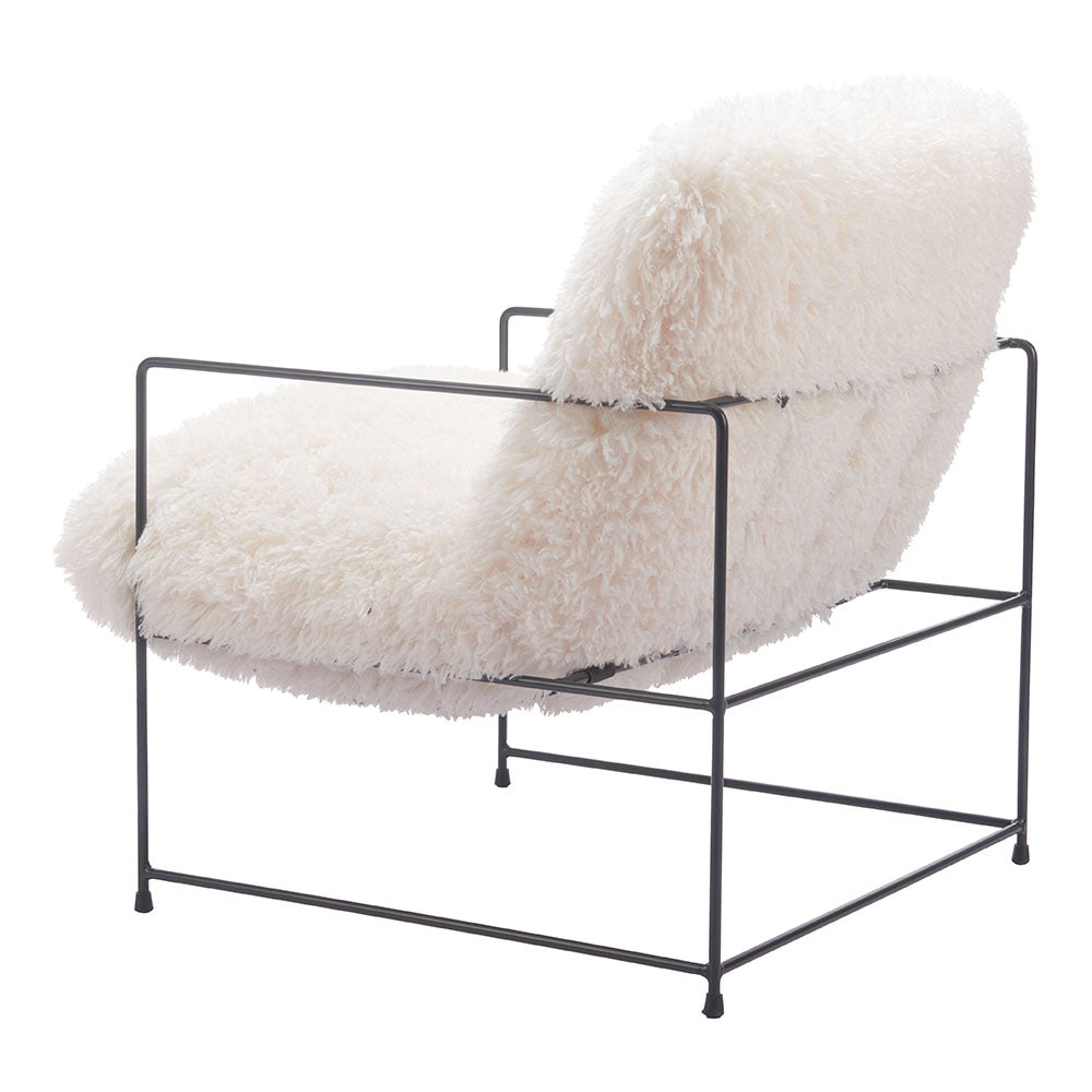 PELUT ACCENT CHAIR WHITE