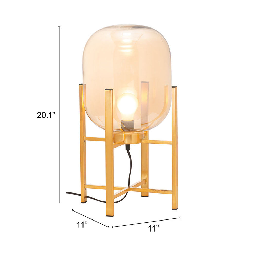 WONDERWALL TABLE LAMP GOLD