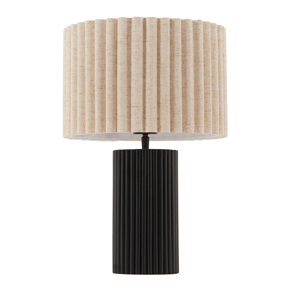 AURORA TABLE LAMP BEIGE & BLACK