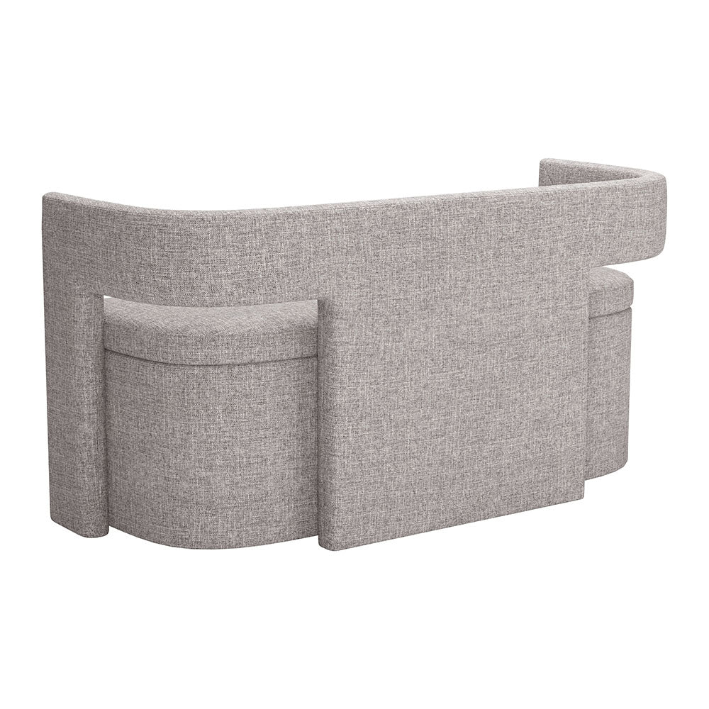 PAPUA STORAGE BENCH GRAY