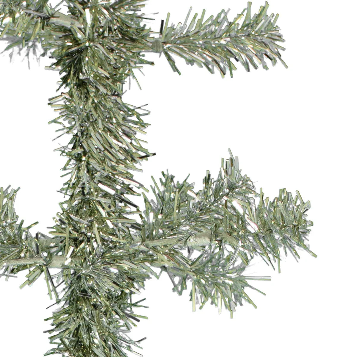 VINTAGE SILVER TINSEL TWIG TREE