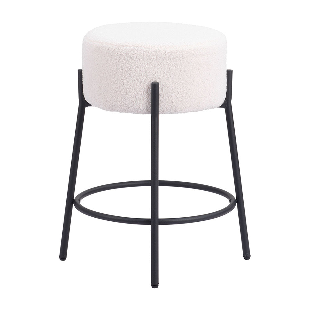 BLANCHE COUNTER STOOL IVORY