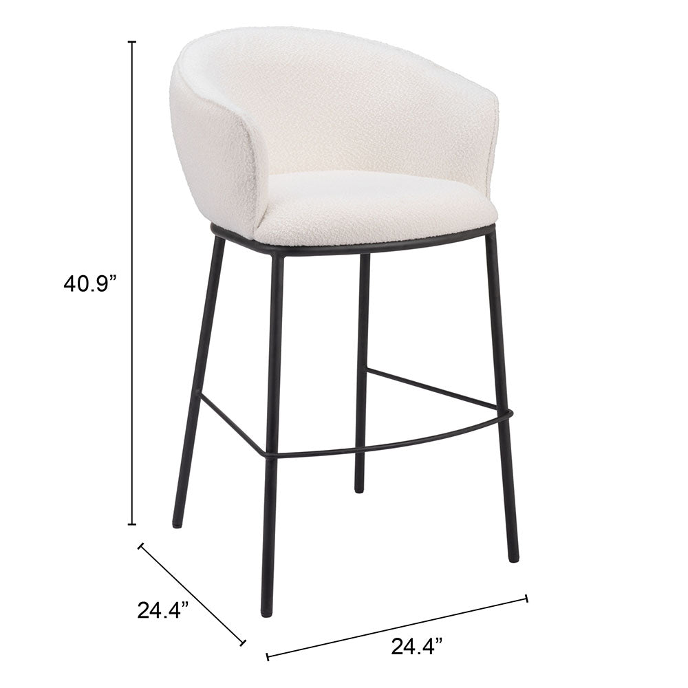 ESSEN BARSTOOL LVORY