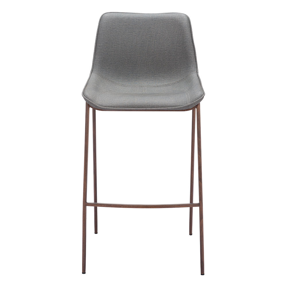 MAGNUS BARSTOOL SLATE GRAY & WALNUT
