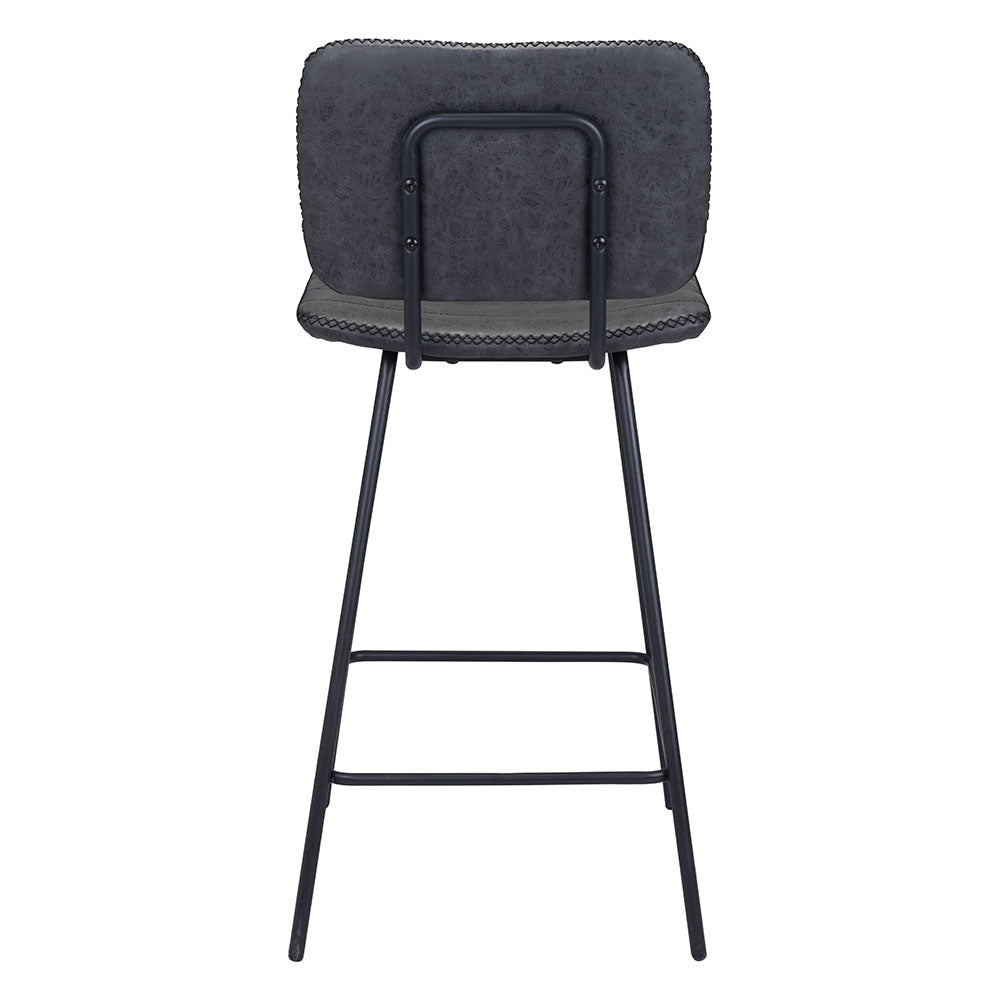 BOSTON COUNTER STOOL VINTAGE BLACK