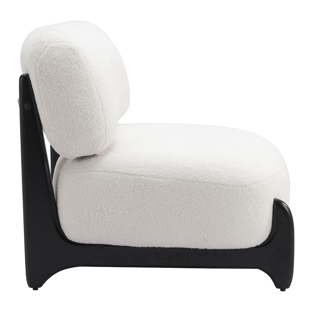BOMBO ACCENT CHAIR WHITE