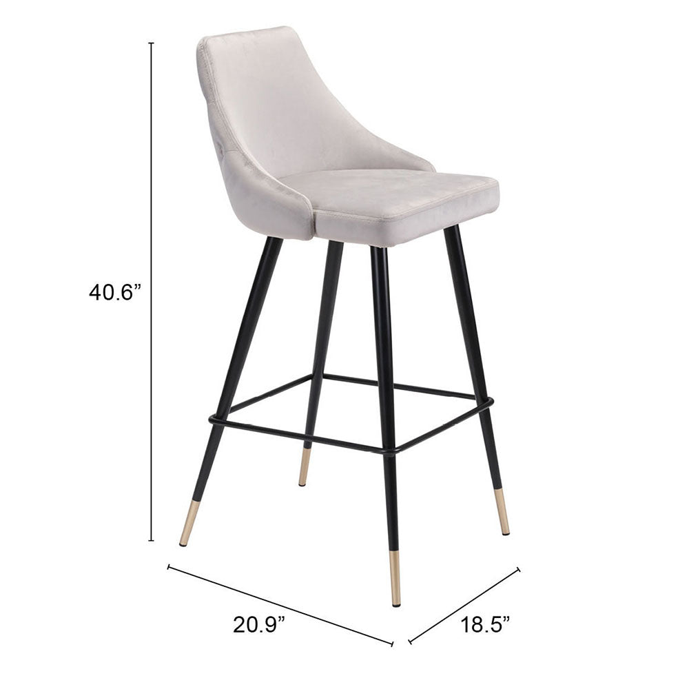 PICCOLO BARSTOOL GRAY