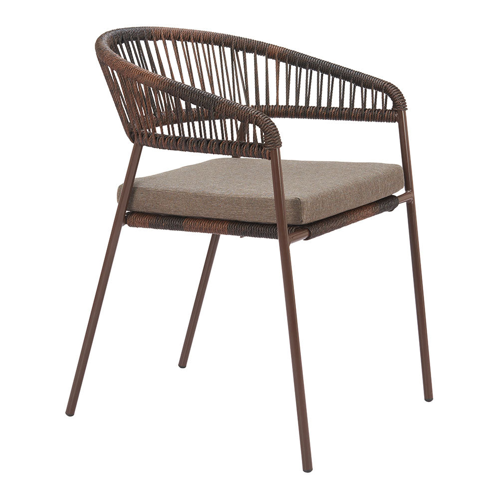 SKYE DINING CHAIR BROWN