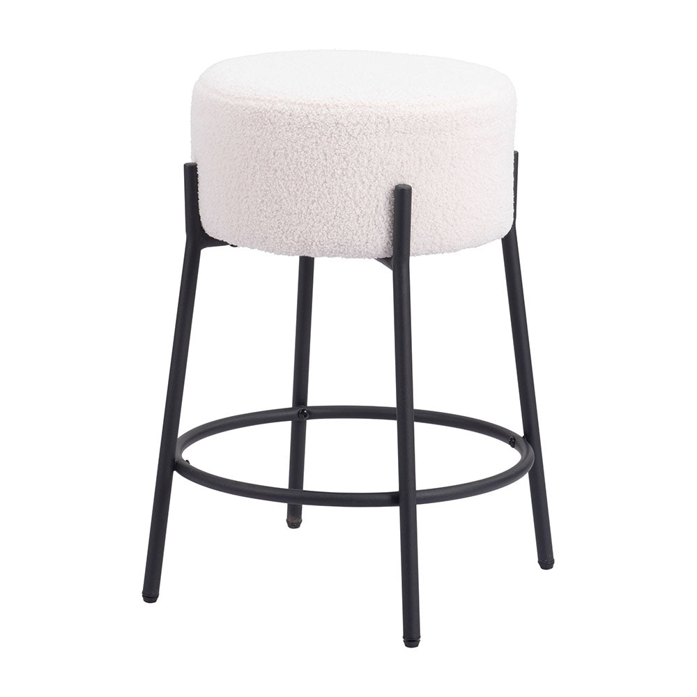 BLANCHE COUNTER STOOL IVORY
