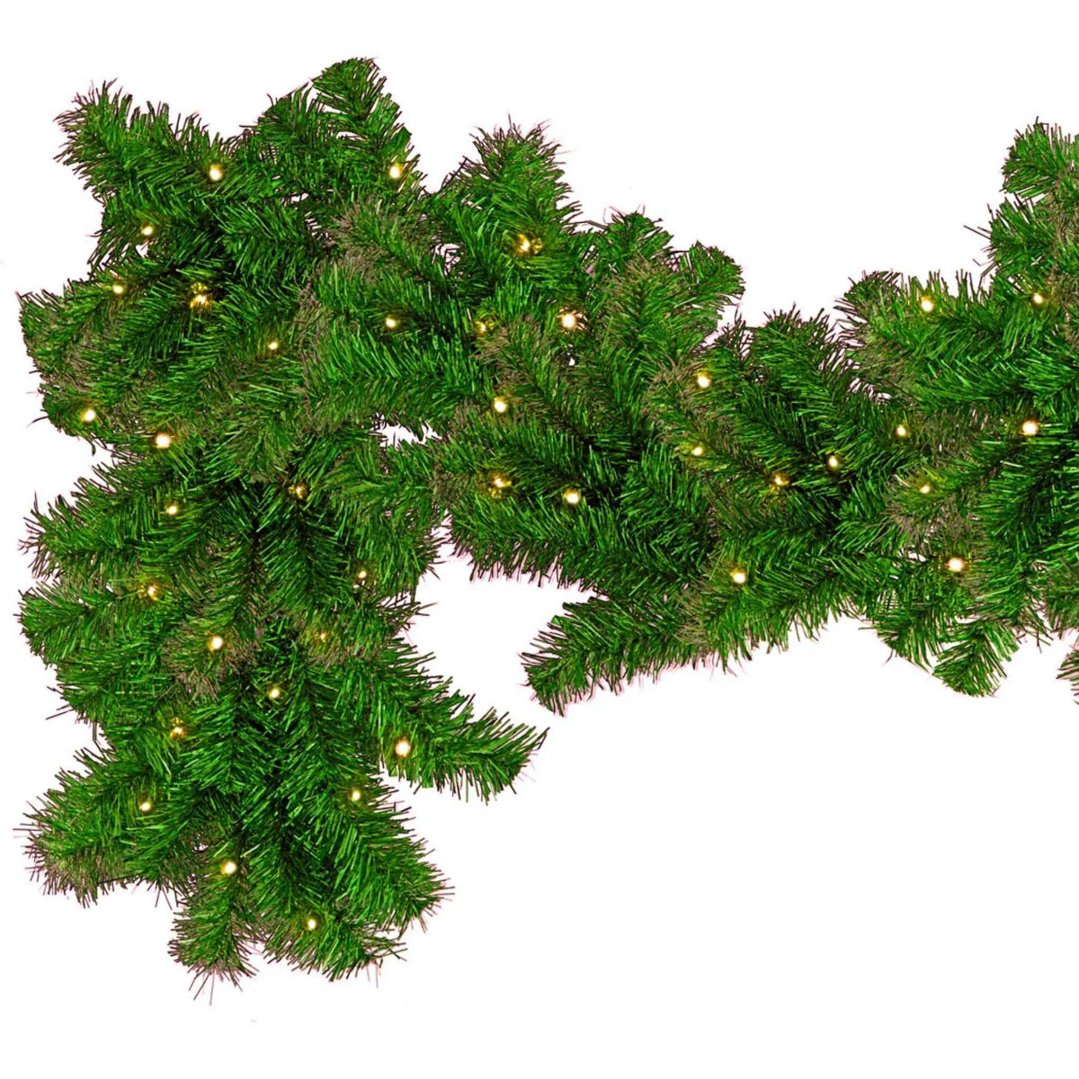 ALPINE GREEN CHRISTMAS GARLAND