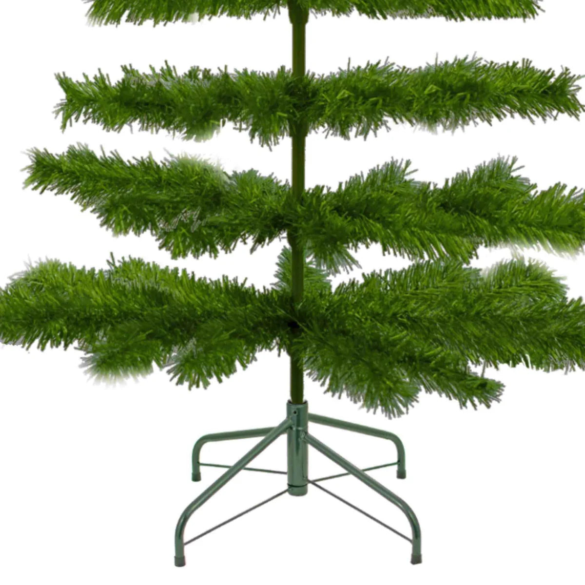 ALPINE GREEN TINSEL CHRISTMAS TREE