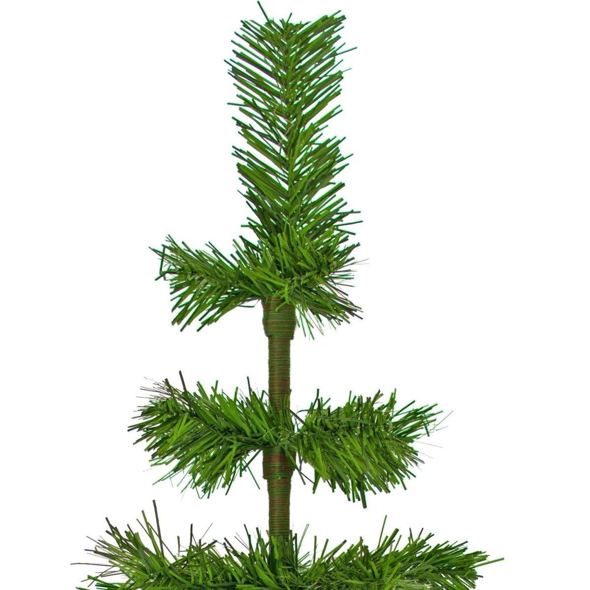 ALPINE GREEN TINSEL CHRISTMAS TREE