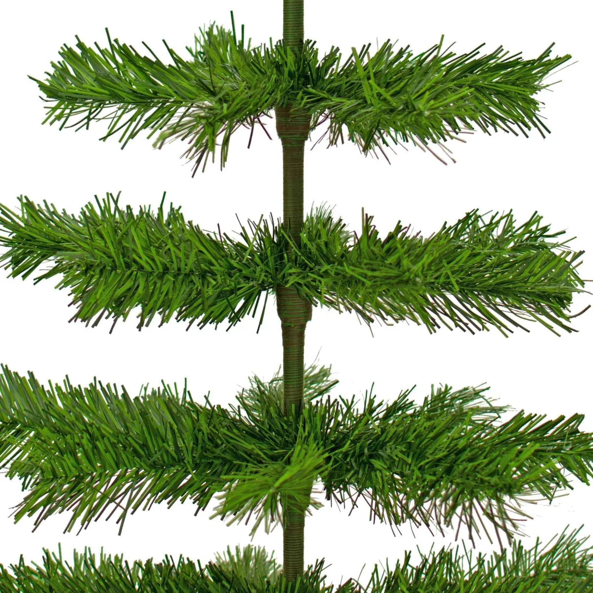 ALPINE GREEN TINSEL CHRISTMAS TREE