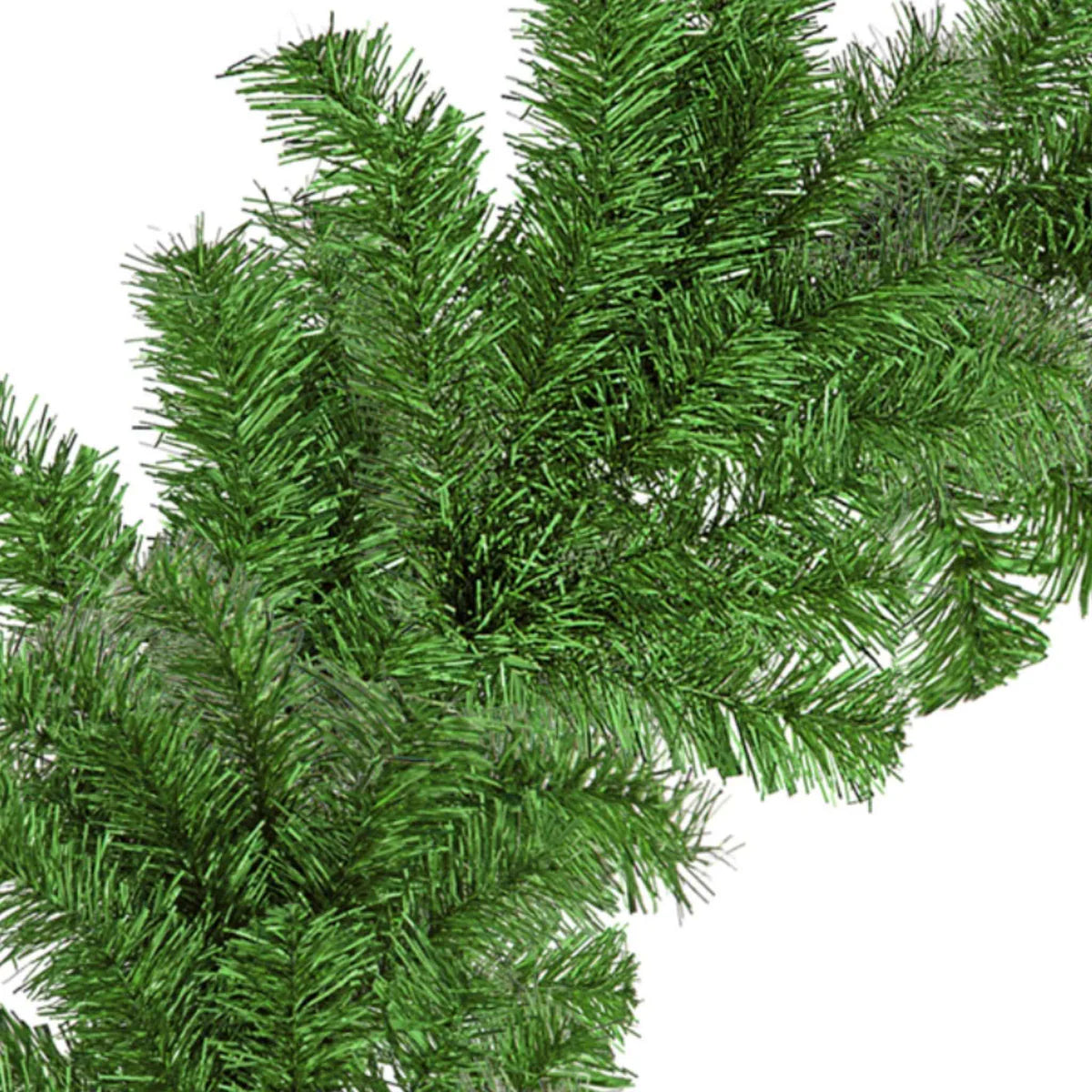 ALPINE GREEN TINSEL CHRISTMAS WREATHS