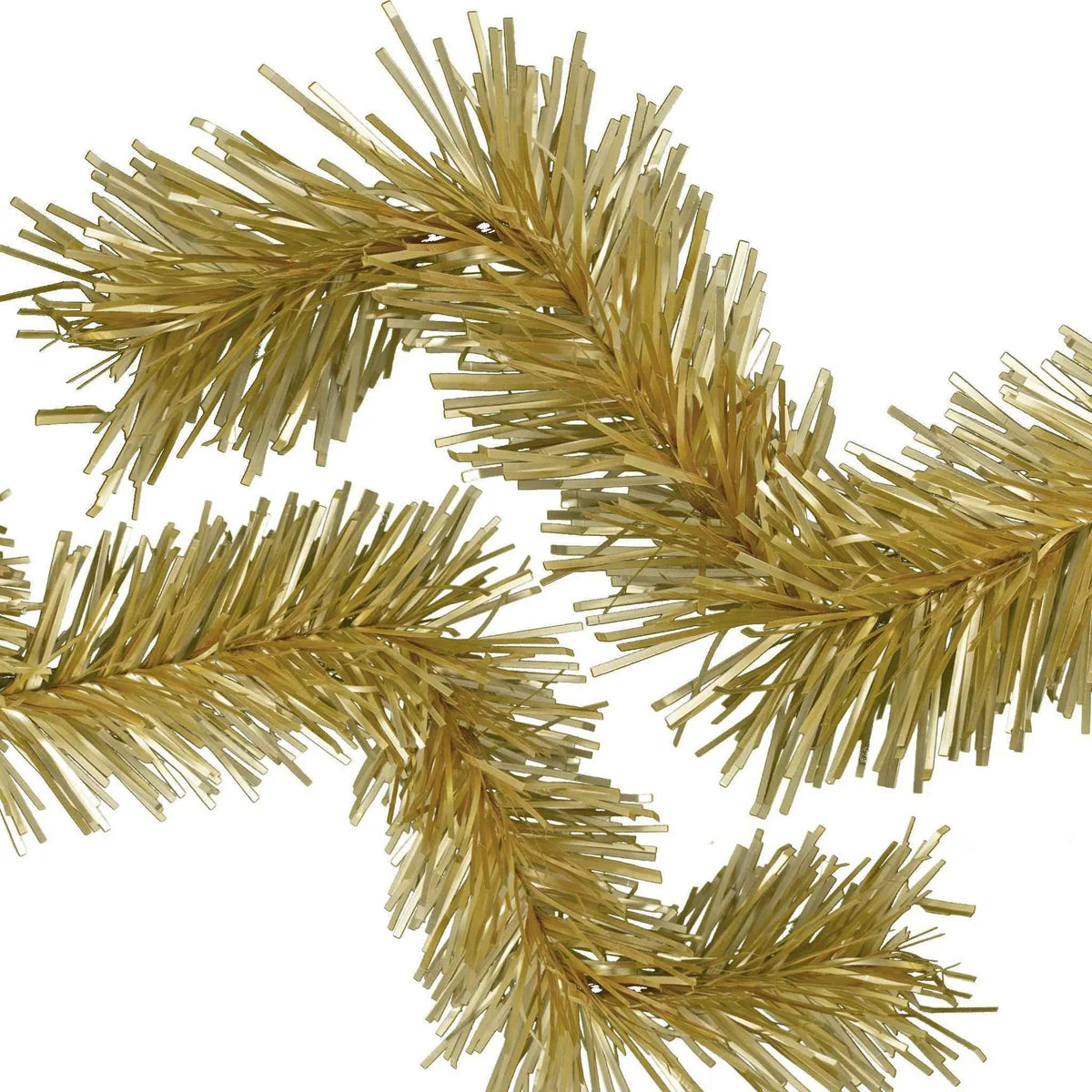 ANTIQUE GOLD TINSEL GARLAND