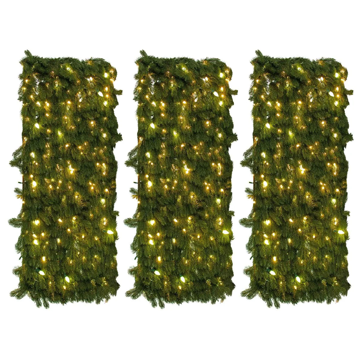 ARTIFICIAL GREENERY WALL PANELS WITH LED LIGHTS