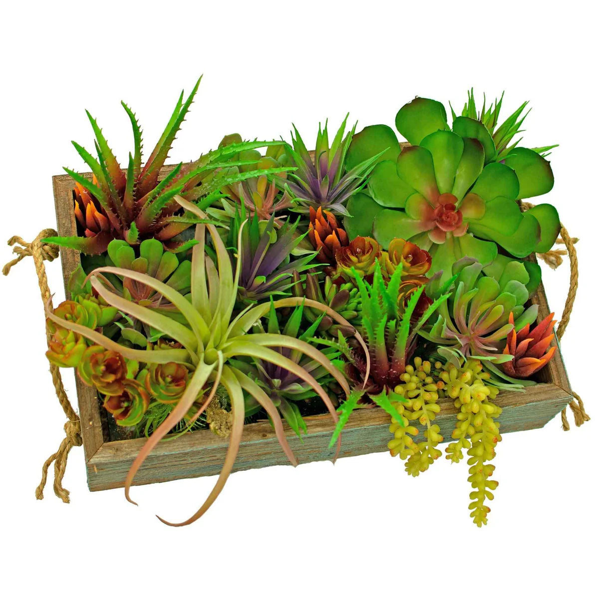 ARTIFICIAL SUCCULENT PLANTER BOX