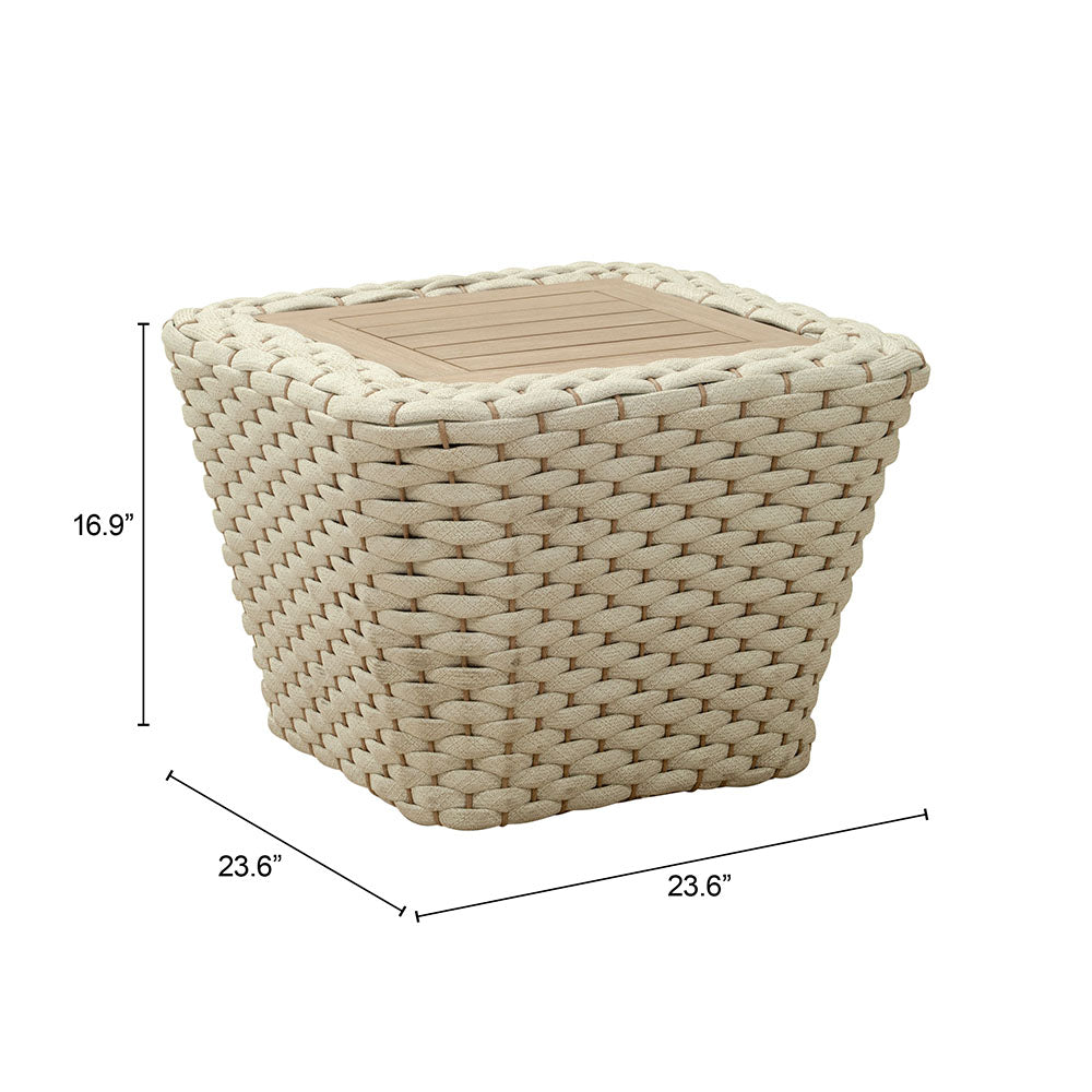 ANTUL COFFEE TABLE WHITE & NATURAL