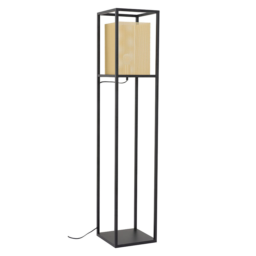 YVES FLOOR LAMP GOLD & BLACK