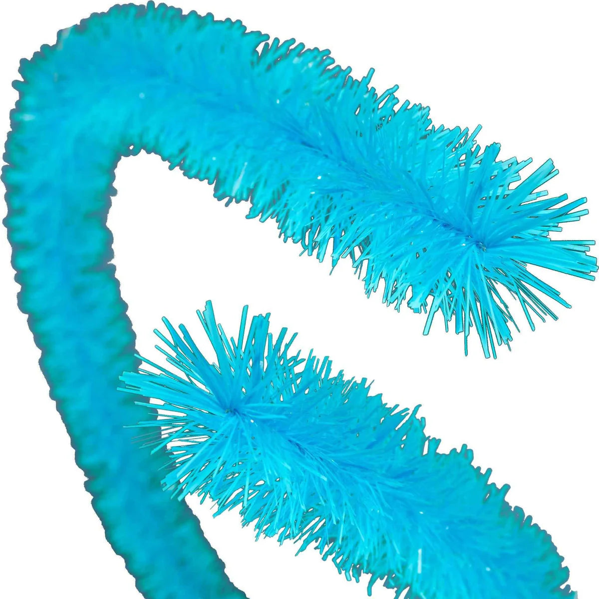 BABY BLUE TINSEL GARLAND