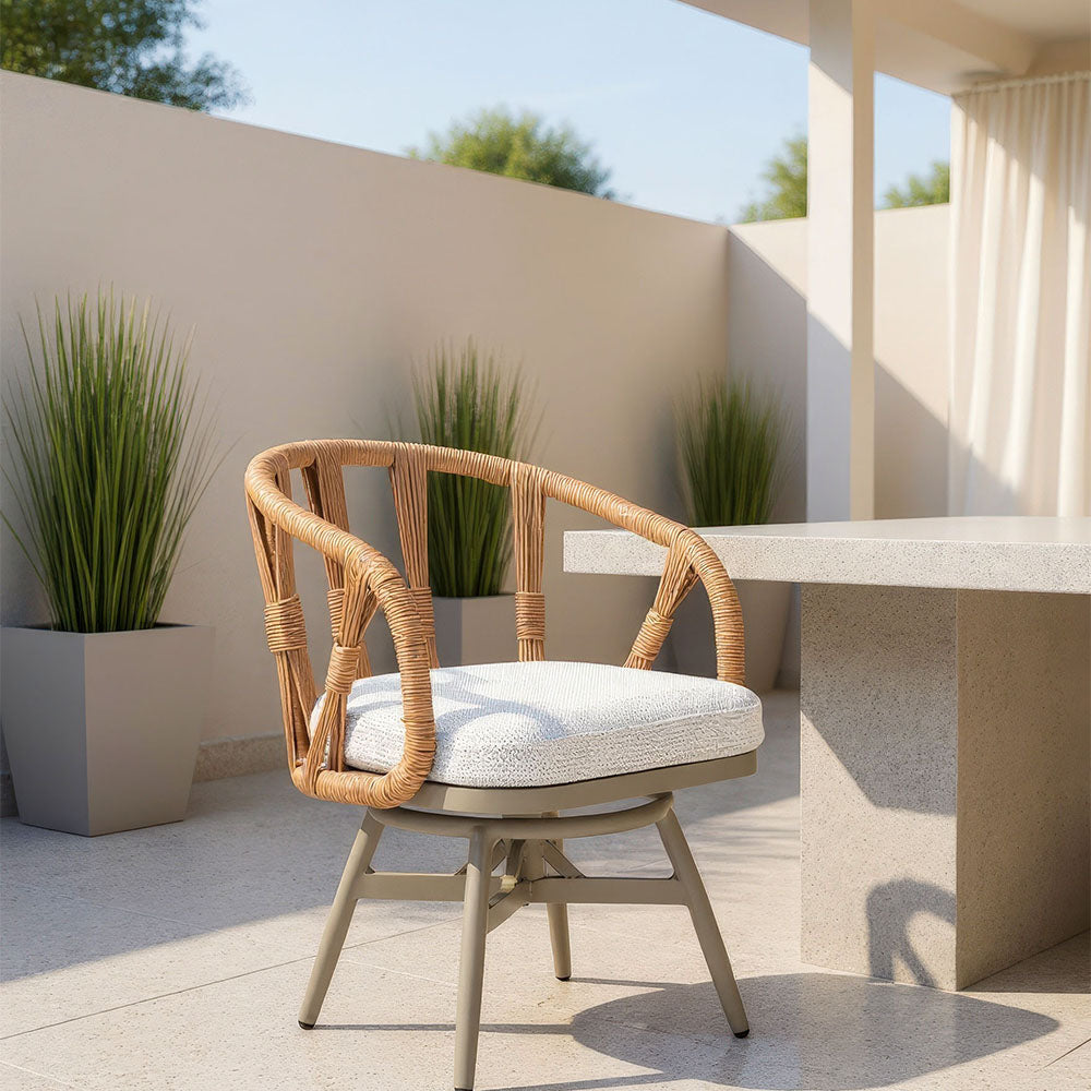 SAFAL SWIVEL DINING CHAIR MULTICOLOR