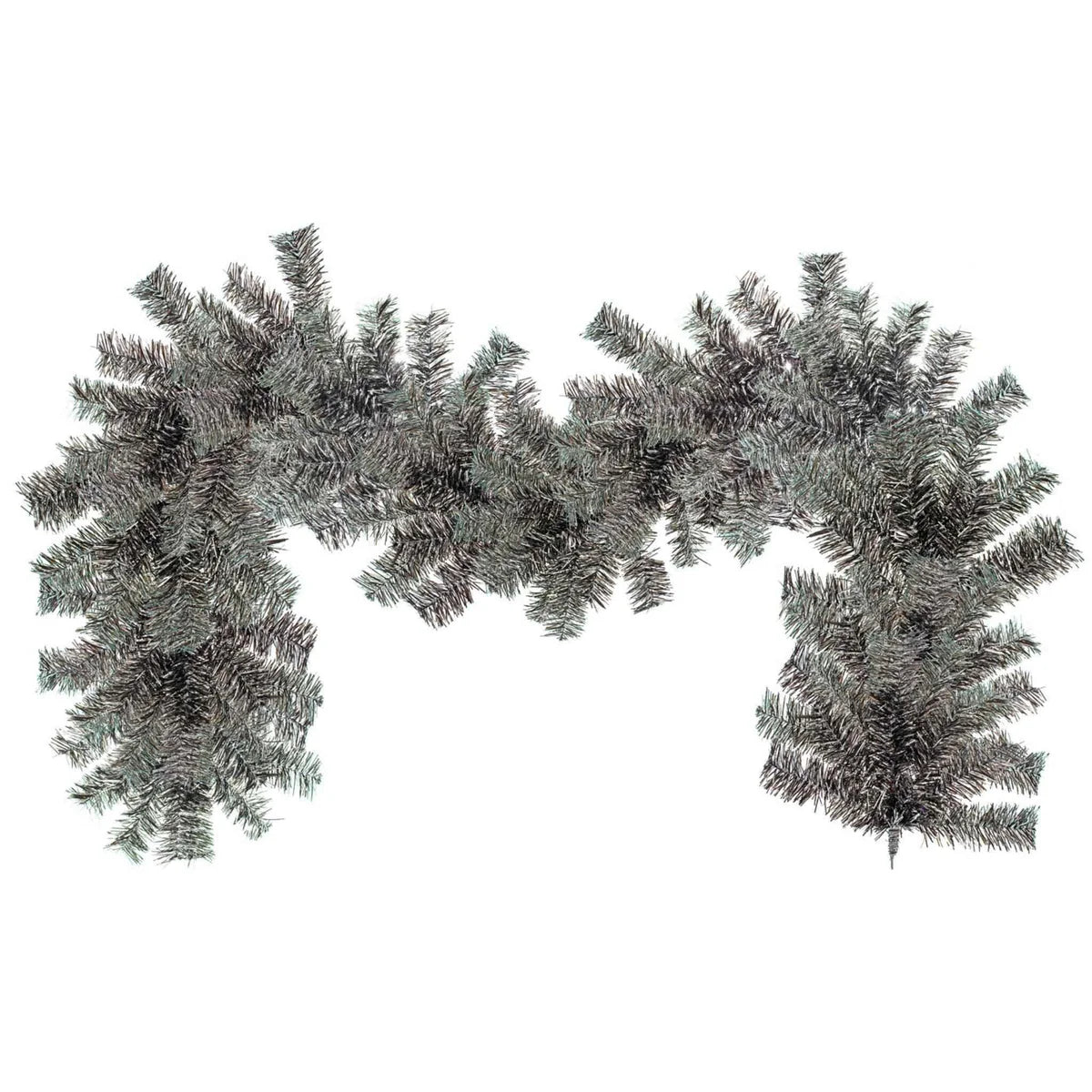 BLACK & SILVER CHRISTMAS GARLAND