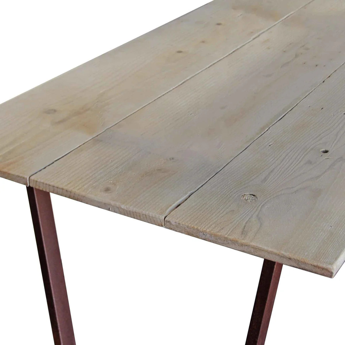 BLEACHED REDWOOD DINING TABLE