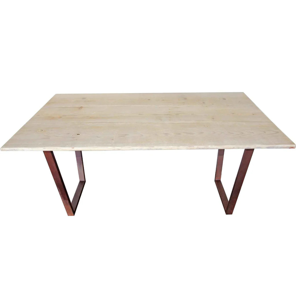 BLEACHED REDWOOD DINING TABLE