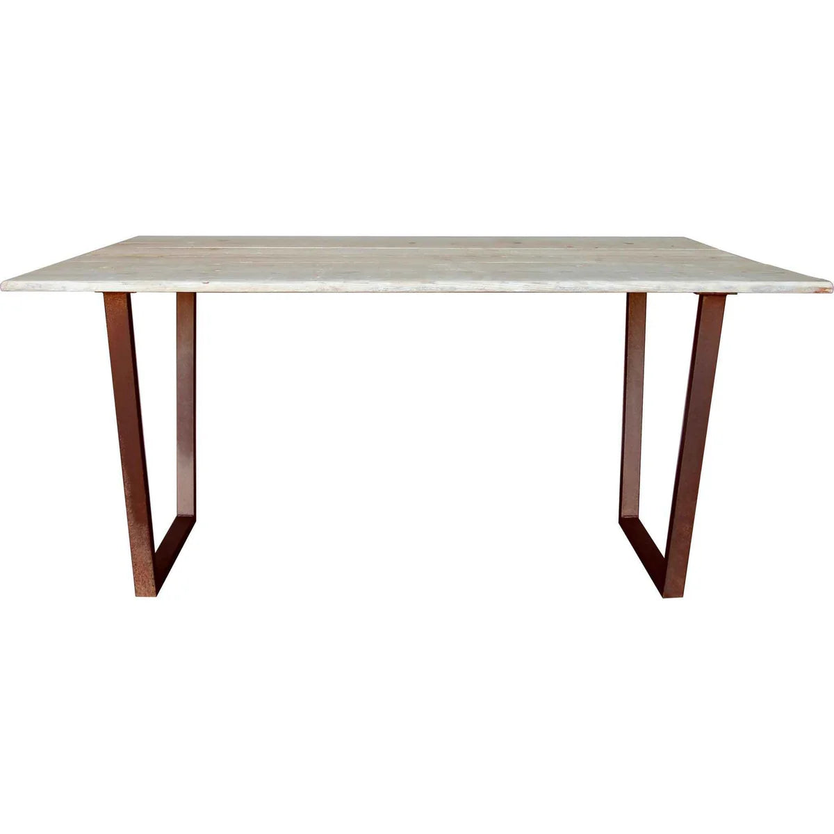 BLEACHED REDWOOD DINING TABLE