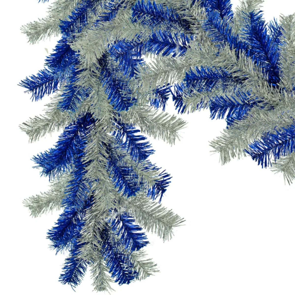 BLUE & SILVER CHRISTMAS GARLAND