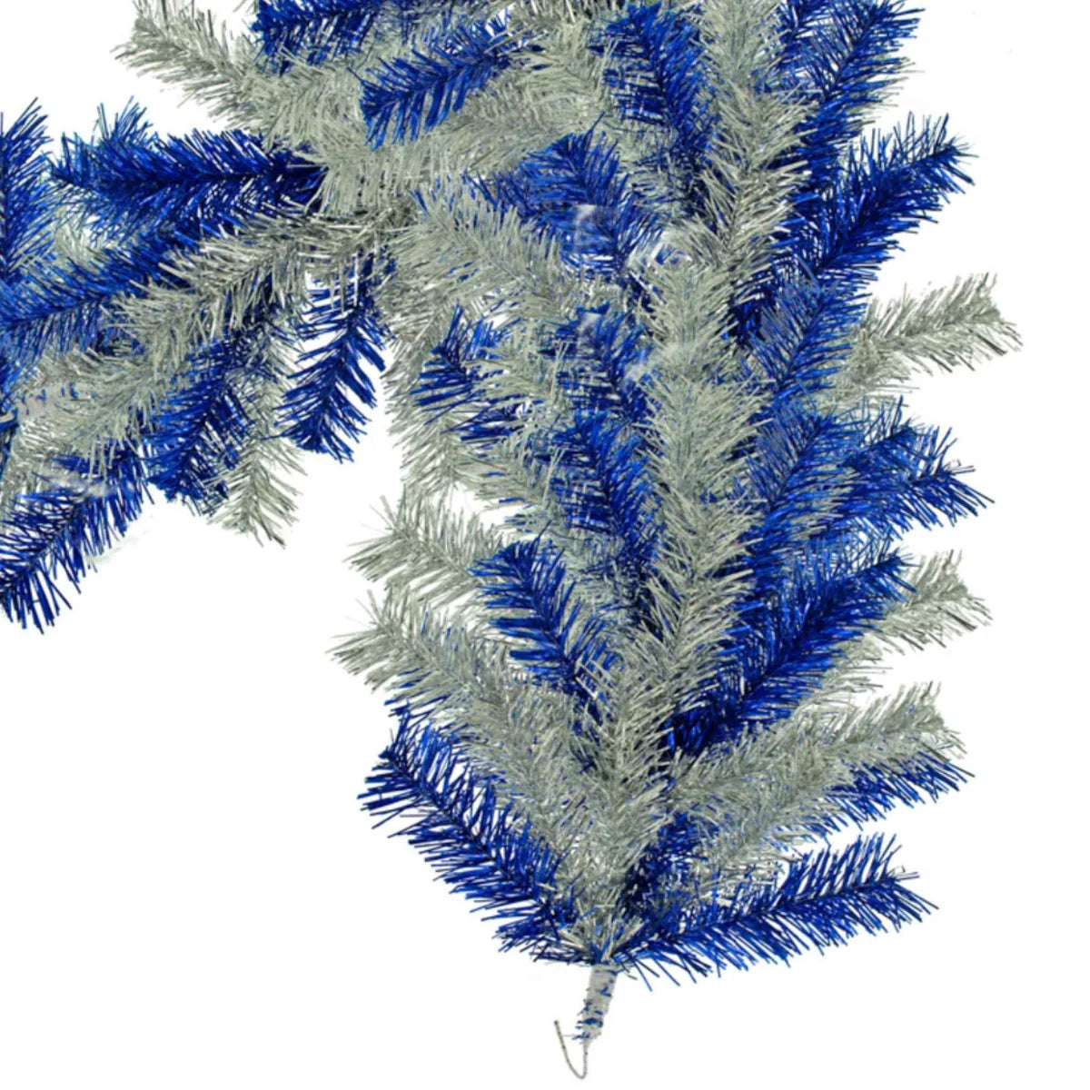BLUE & SILVER CHRISTMAS GARLAND