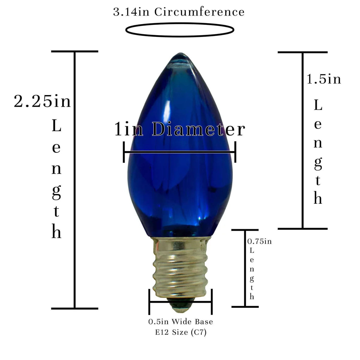 BLUE LED LIGHT BULBS