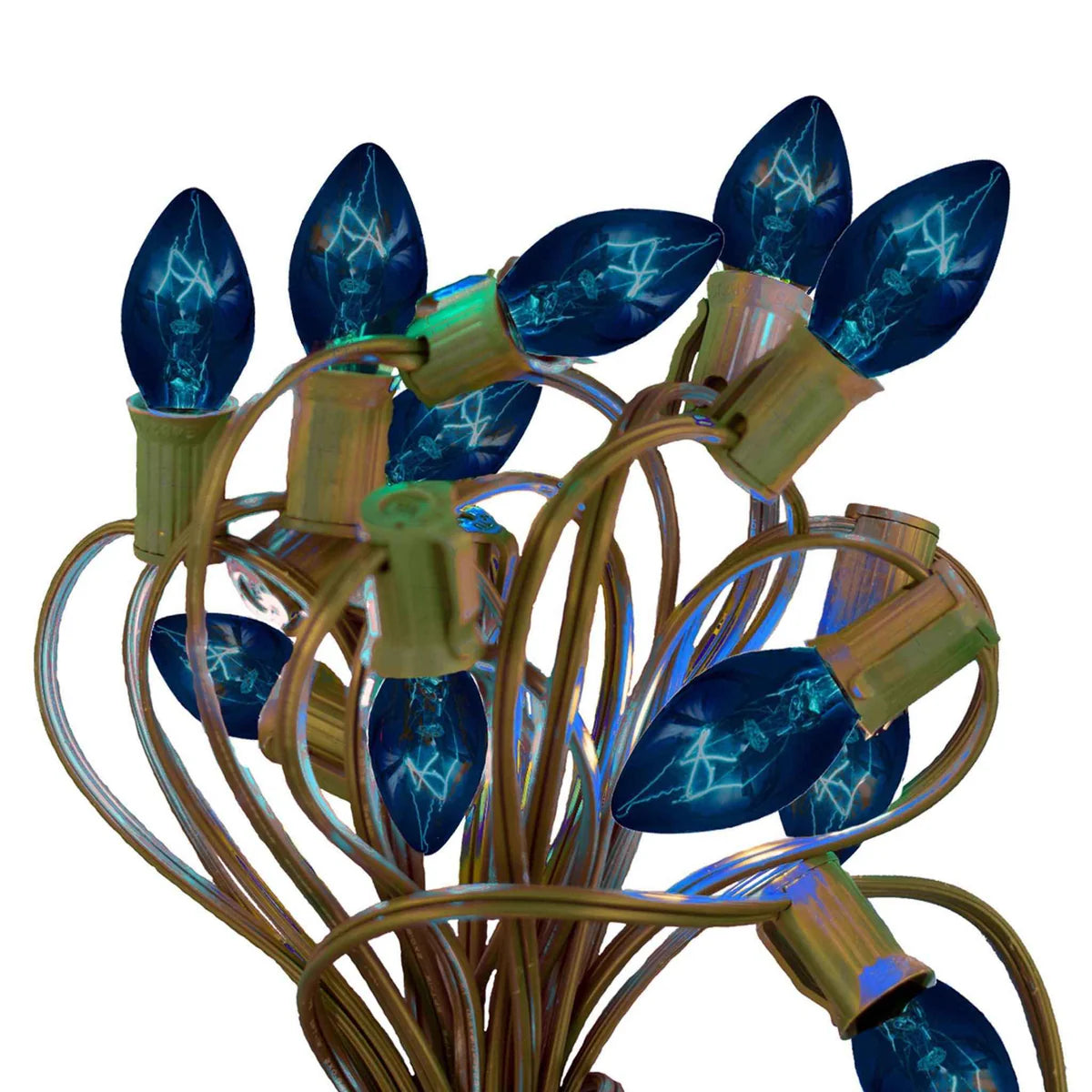BLUE MAGNETIC STRING LIGHTS