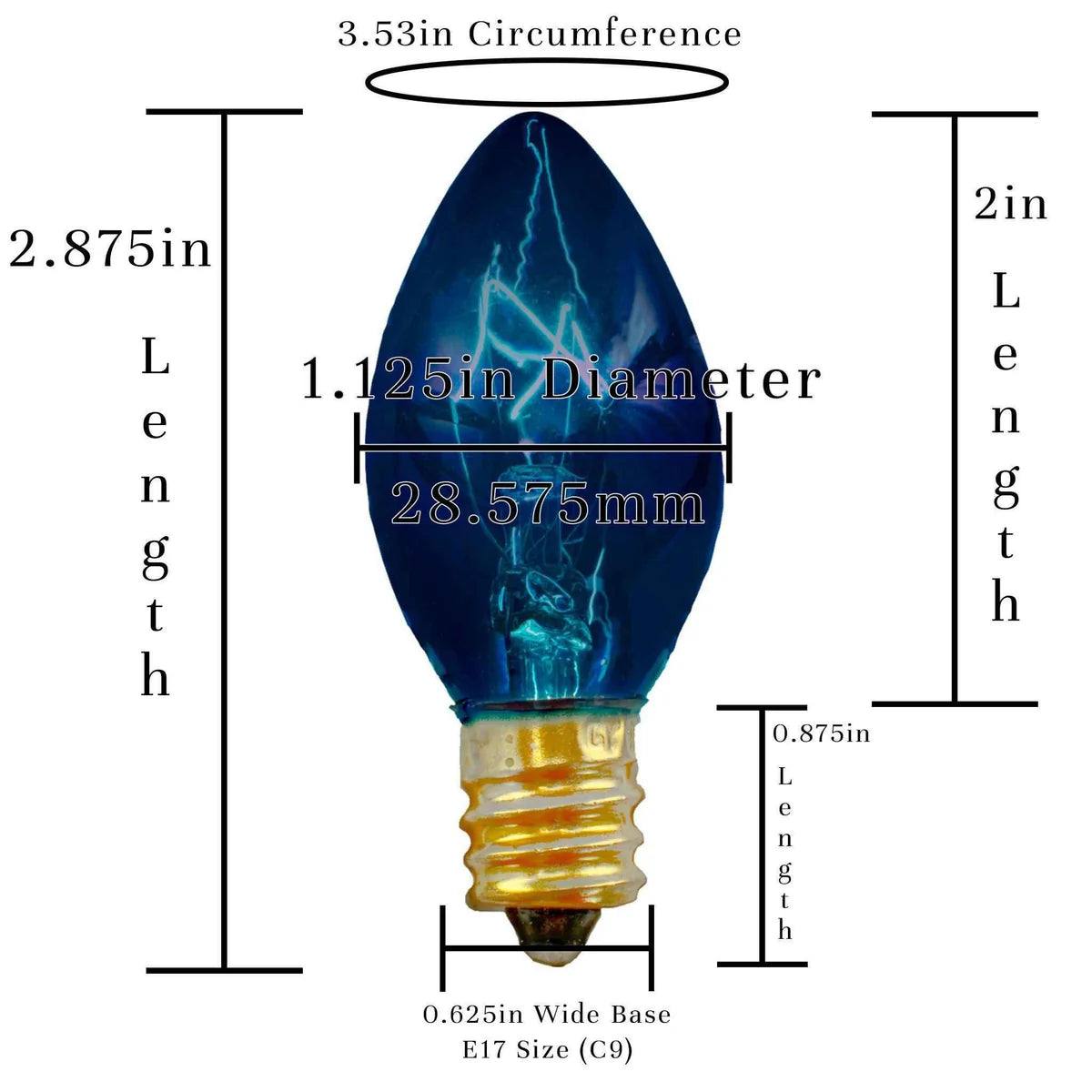 BLUE MAGNETIC STRING LIGHTS