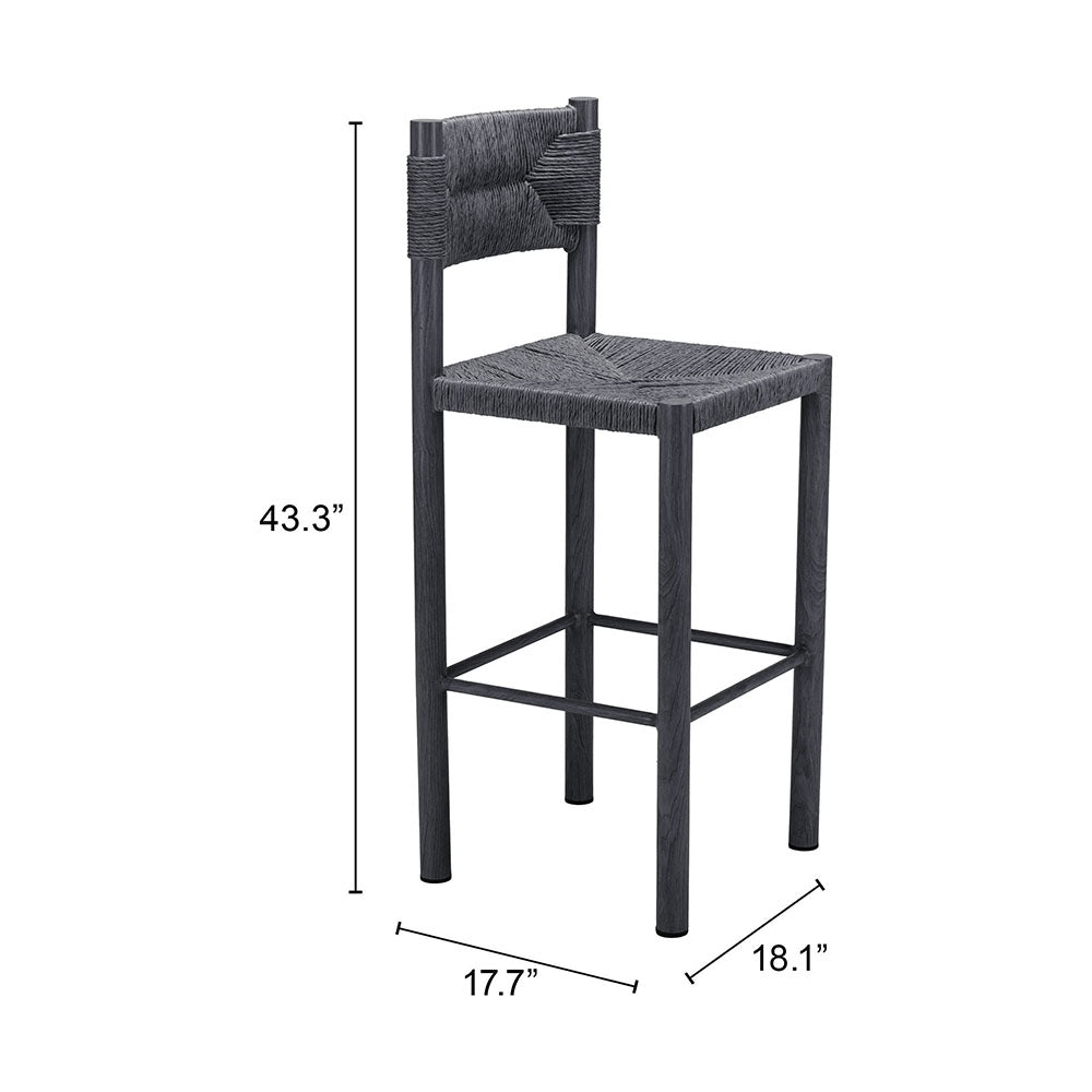 ISKA BARSTOOL BLACK