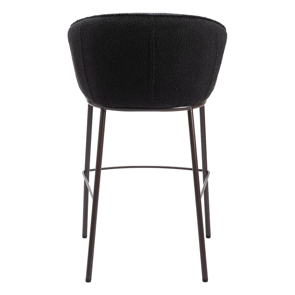 ESSEN BARSTOOL BLACK & BRONZE