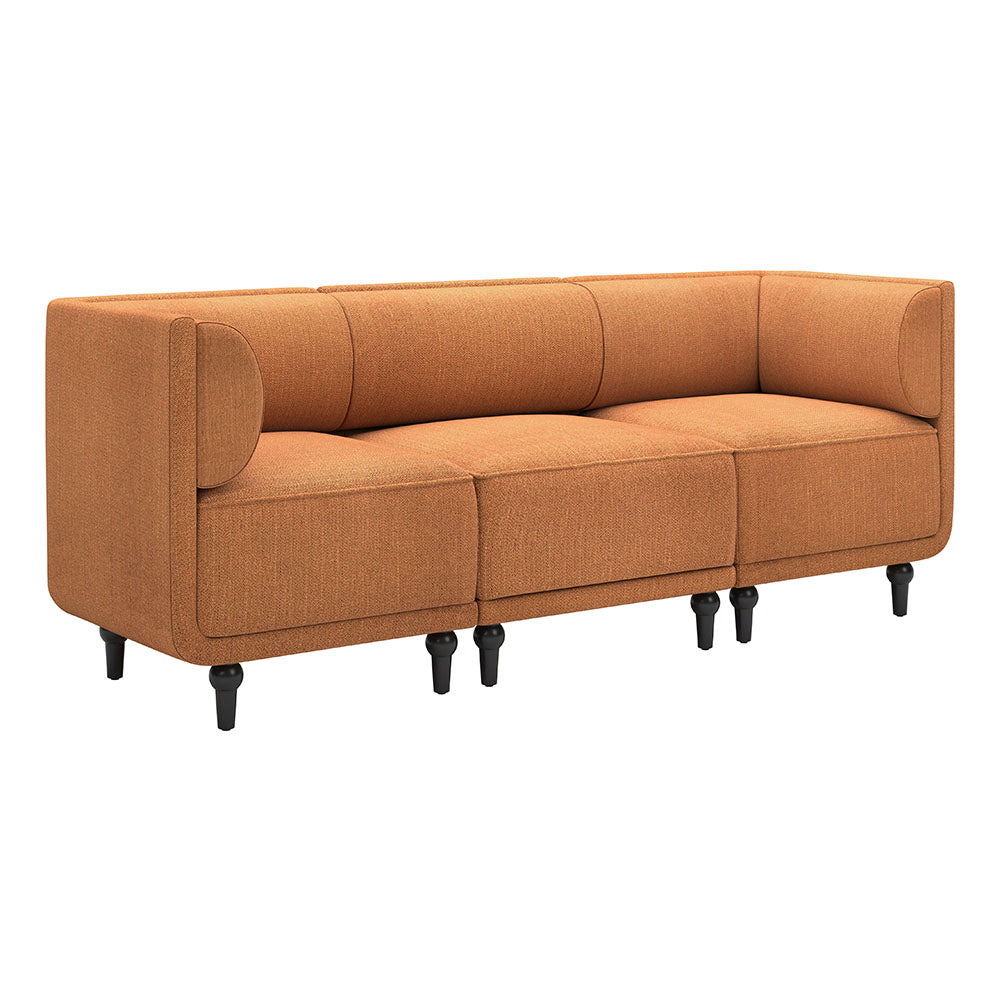 MALBEN CORNER CHAIR BROWN