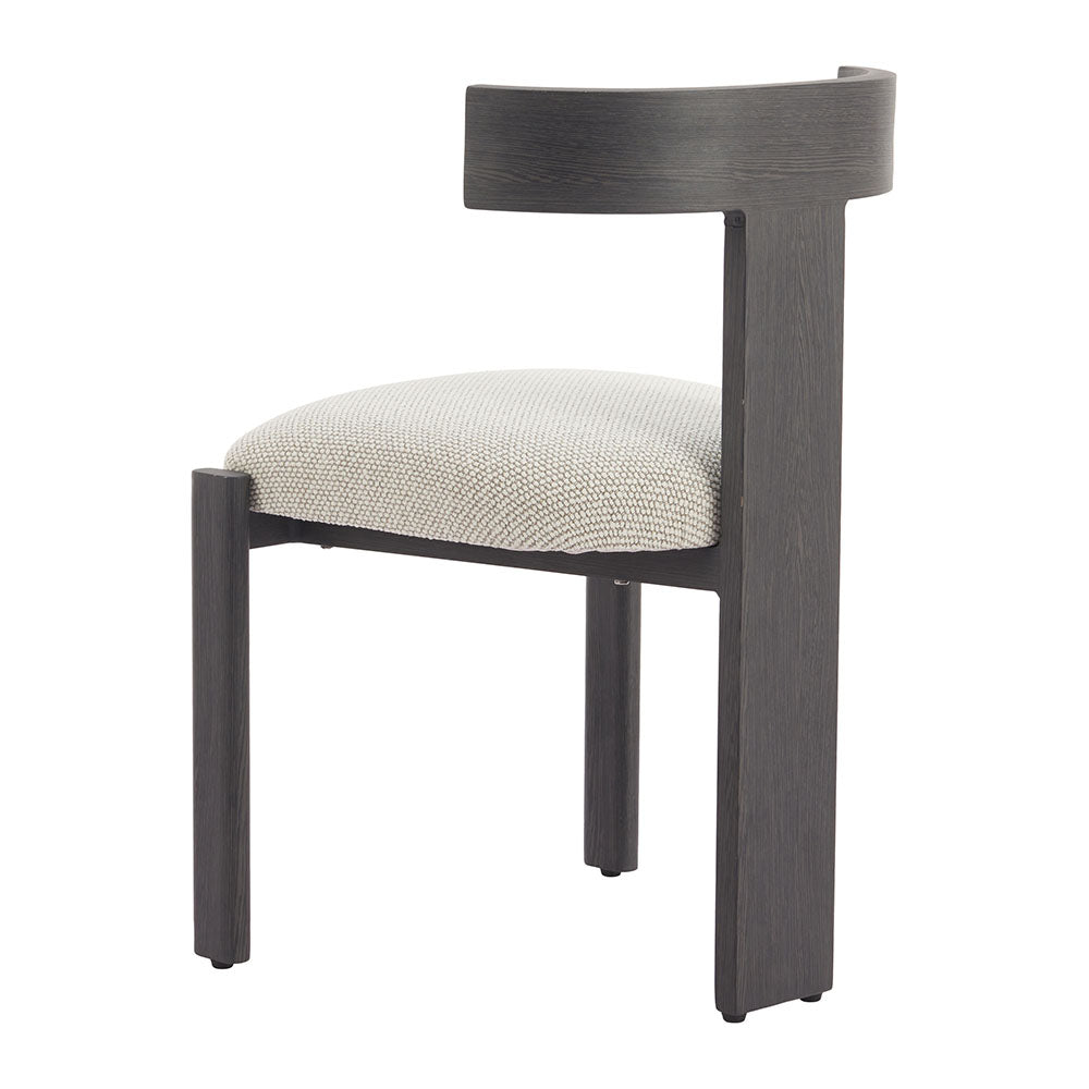 TIANA DINING CHAIR BLACK & BEIGE