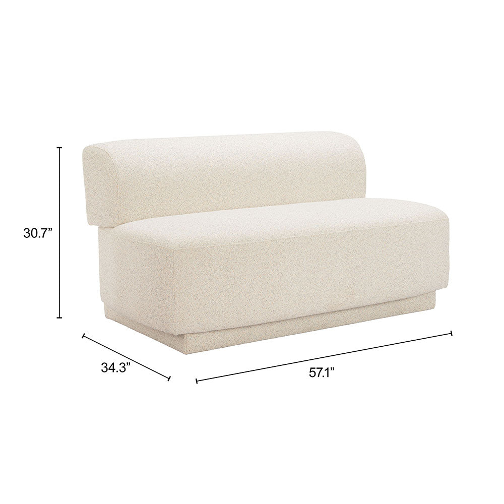 ANESE LOVESEAT MULTIGRAIN BEIGE