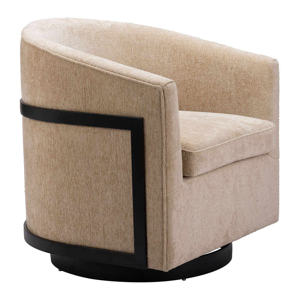 HANKO SWIVEL CHAIR GOLDEN BEIGE