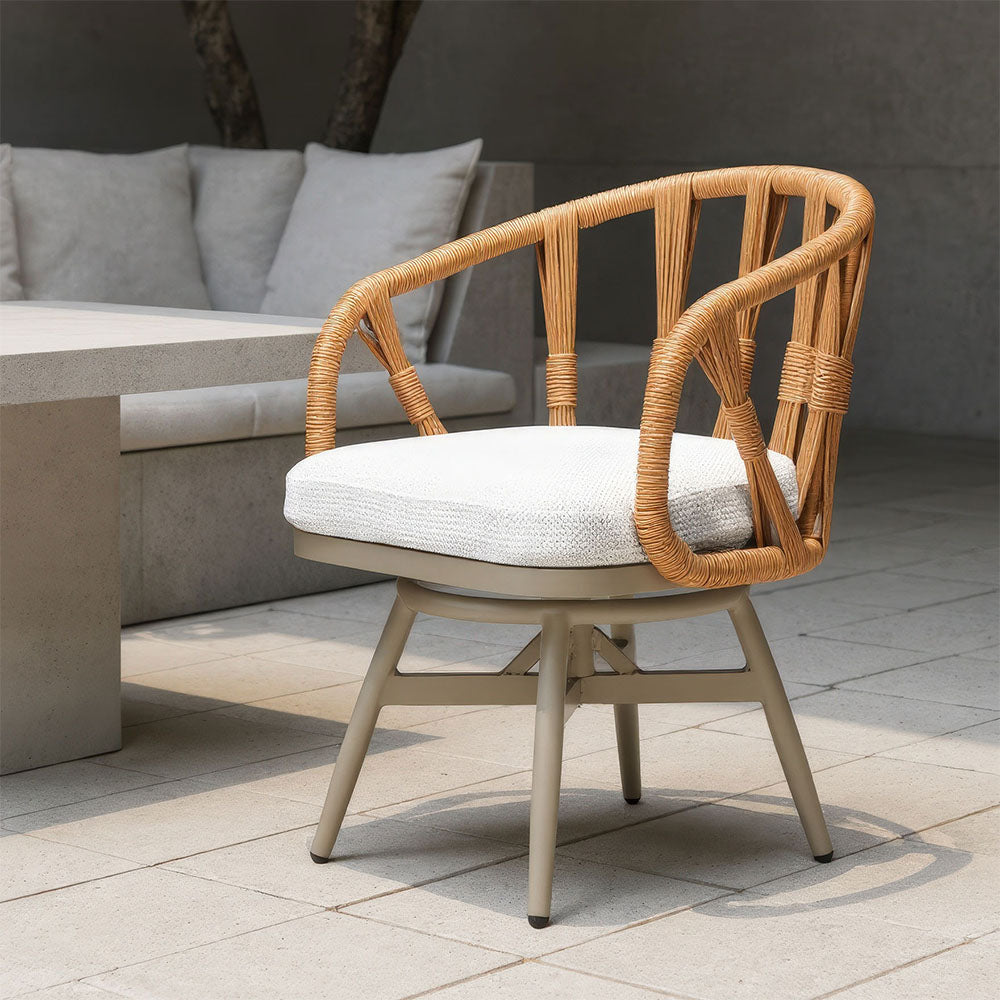 SAFAL SWIVEL DINING CHAIR MULTICOLOR