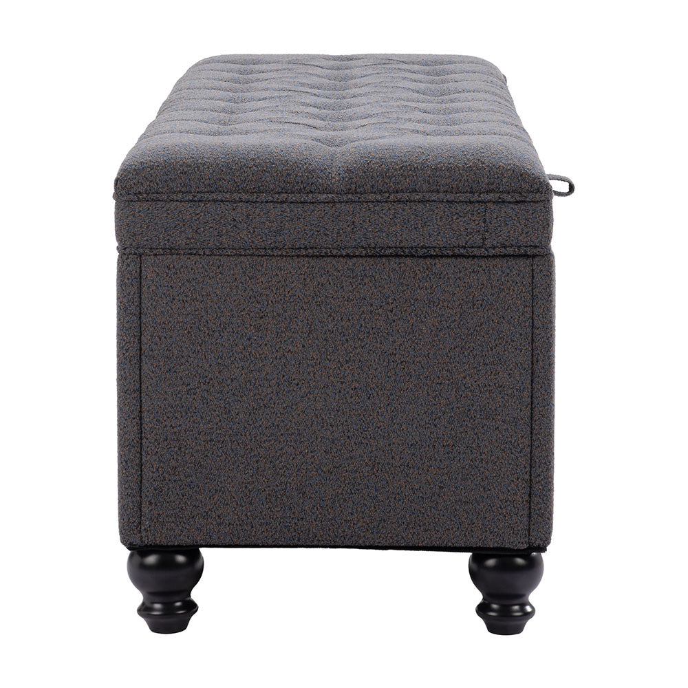HALIFAX STORAGE BENCH GRAVEL GRAY