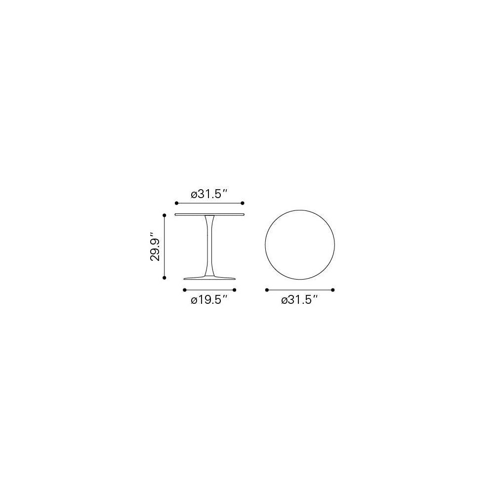 SOLEIL DINING TABLE GRAY