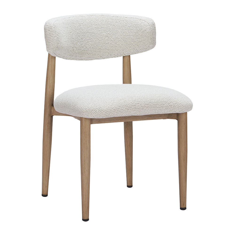 BEGE DINING CHAIR WHITE